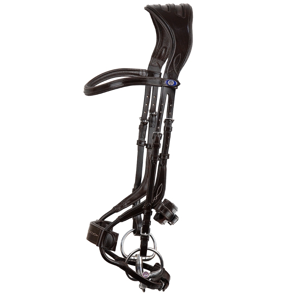 PS of Sweden High Jump Bridle - Sz Full - Brown - Picture 2 of 6